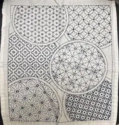 刺し子ふきん　完成品