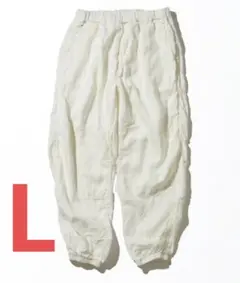 CAHLUMN Belgium Linen Gym Tapered Pant　L