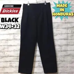 dickies ディッキーズ ツータック ワークパンツ ブラック
