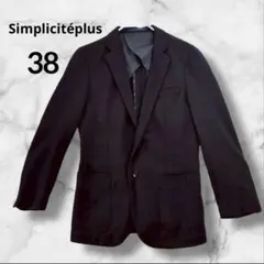 Simplicitéplusシンプリシテェテーラードジャケット38サイズブラック