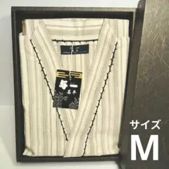 ⭐新品未使用品⭐ 甚平　シンプル　与一　M　綿100%　敬老の日 プレゼント