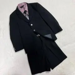【美品】ヒロミチナカノ 120 男の子 セットアップ グレー ネクタイ 4点