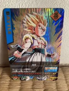 ドラゴンボールZデータカードダス『ゴ テンクス爆レア』