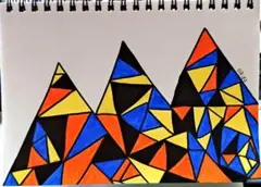 作品No.31【ポリゴン】手描き オリジナルイラスト