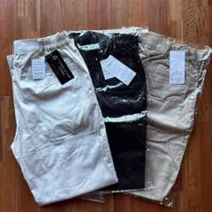 【まとめ売り】コムルヴァンオム　らくらくチノパンツ3本　Mサイズ　股下丈70