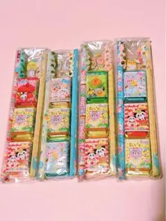 レア　新品　平成当時物　レモン株式会社　ねりけしえんぴつ　4点セット　平成レトロ