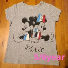 Disney Store ミッキーマウス Tシャツ グレー