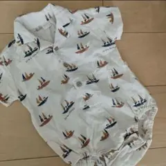 テータテート　 ロンパース 　80cm　船　cottoli コトリ　フタフタ