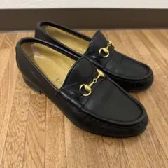 GUCCI レザー ローファー ホースビット 35 1/2