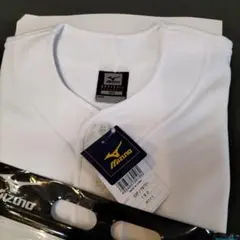 Mizuno ホワイト ユニフォーム 52FJ-78701 サイズ160