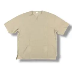 blumin ROOTSTOCK ベージュ Vネック Tシャツ