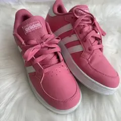 【美品】adidas アディダス　ピンク カジュアルシューズ　軽量　スニーカー