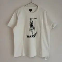 The REAL McCOY'S NAVY girl プリントTシャツ
