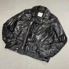 モンクレール×フラグメント×ルイスレザー ナイロンライダースダウンジャケット 3