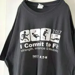 コミットトゥフィット　オールドTシャツXL　グレー　古着