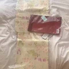 浴衣・帯セット (新品未使用)