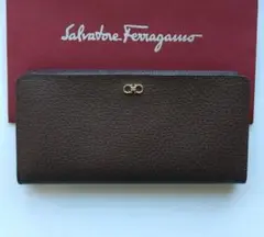 【新品】フェラガモ Ferragamo 長財布 ブラウン