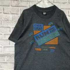 USA製90sヴィンテージTシャツ！シングルステッチ　グレー半袖古着　L724