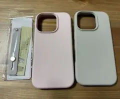 brillo(ブリジオ) iPhone16Pro シリコンケース 2点セット