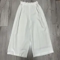 綺麗目ワイドパンツ✴︎オフホワイト✴︎M