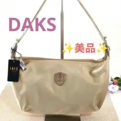 DAKS ダックス　✳️新品未使用✳️　ショルダーバッグ　2ウェイ　ベージュ