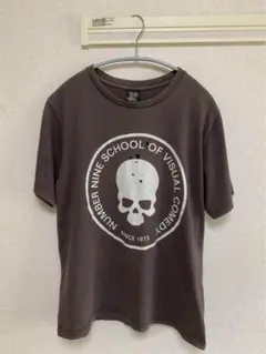 ナンバーナイン Tシャツ ドクロ 穴あき スカル やまげ