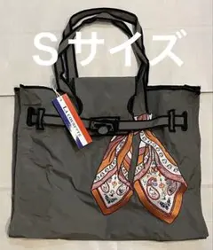 新品・未使用☆ラクゼット　スヌーピー　バッグ　スカーフ　グレー　Ｓ