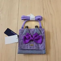 【新品】アナスイミニ×ネコ耳2WAY移動ポケット パープル