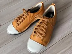 【新品未使用】Doruche ドルチェ牛革レースアップステッチダウンシューズ