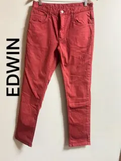 EDWIN エドウィン レッド ストレートデニム 31