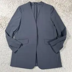 ✨未使用級 PLST 24年 ハイストレッチトリコットカラーレスジャケット