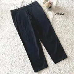 ユニクロ スマートアンクルパンツ M メンズ　ブラック UNIQLO