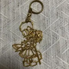 ゴールドキャラクターキーホルダー