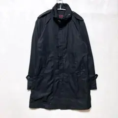 D1050ミスタージュンコ✤美品✤ビジネスコート トレンチ風ステンカラーコートM