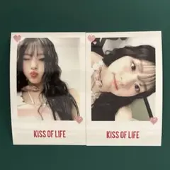 KISSOFLIFE ハヌル 直筆サイン入り ポラロイド チェキ 高 品質本・音楽・ゲーム - KISS OF LIFE キスオブライフ ハヌル