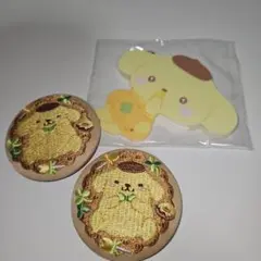 ポムポムプリン　缶バッジ&ゆらゆらチャーム