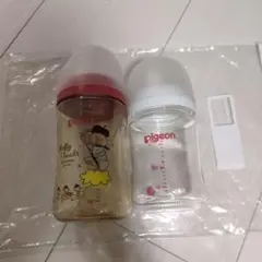 最終値下げ　Pigeon 哺乳瓶 　プラスチック　ガラス　母乳実感