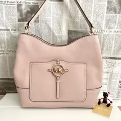 ★新品 牛革 MICHAEL KORS マイケルコース トートバッグ ピンク