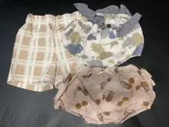 【birthday】キッズ服 ボトムス 3点セット 80cm