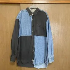 COUNTY SEAT パッチワークデニムシャツ
