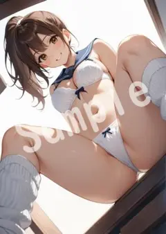 JK アニメ ファンアート A4 ポスター イラスト ★00054451