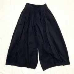 【ディージーワイ】ワイドパンツ ウエストゴム 綿100％ ポケット有 M