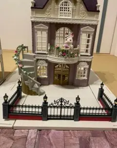 シルバニアファミリー　門扉　街灯　小物　建物