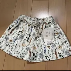 花柄フレアスカート風パンツ