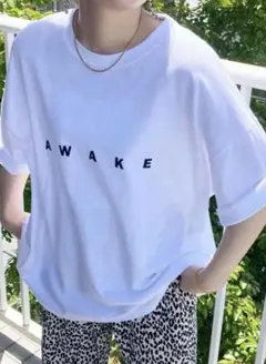 reca オーバーサイズロゴTシャツ