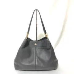 コーチ レクシー ワンショルダー ゴールド金具 ペブルドレザー シボ革 大容量