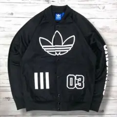 adidasoriginals パーカー デカロゴ 黒 L 1121