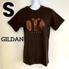 【新品未使用】GILDAN アラスカ 動物モチーフ Tシャツ ウルトラコットン