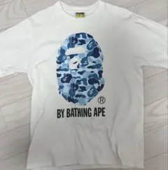 A BATHING APE Tシャツ 青 ブルー M