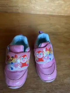 ピンク アニメキャラクター キッズシューズ